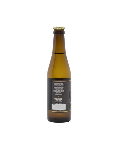 Valhalla Doble Miel - Botellin de 33cl. Trasera.